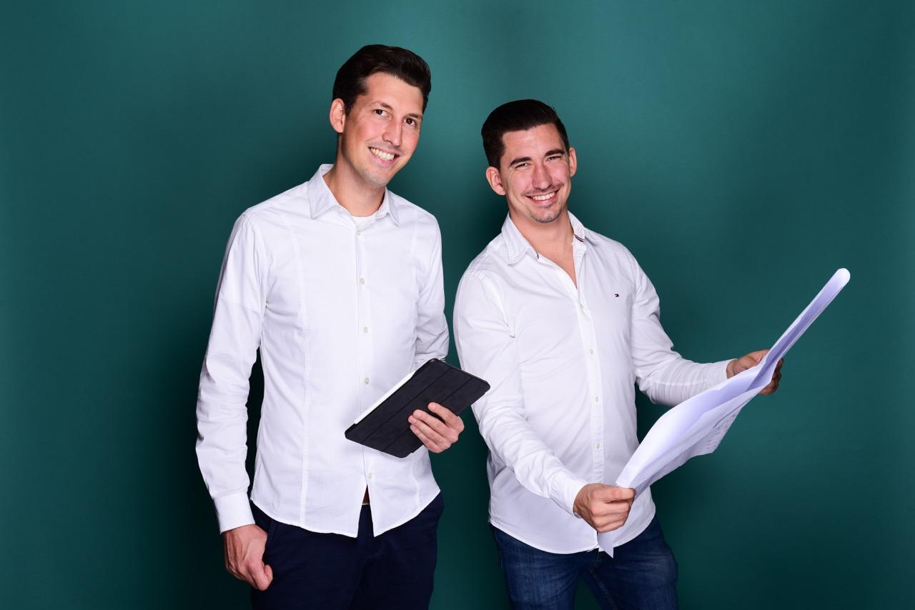 Alexander und Philipp Achenbach, Geschäftsführer der MainWohntraum Projektgesellschaft mbH